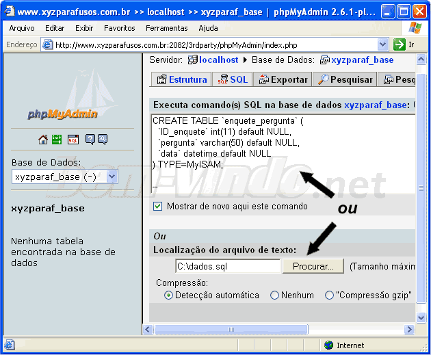 PhpMyAdmin+2.6.0+pl1